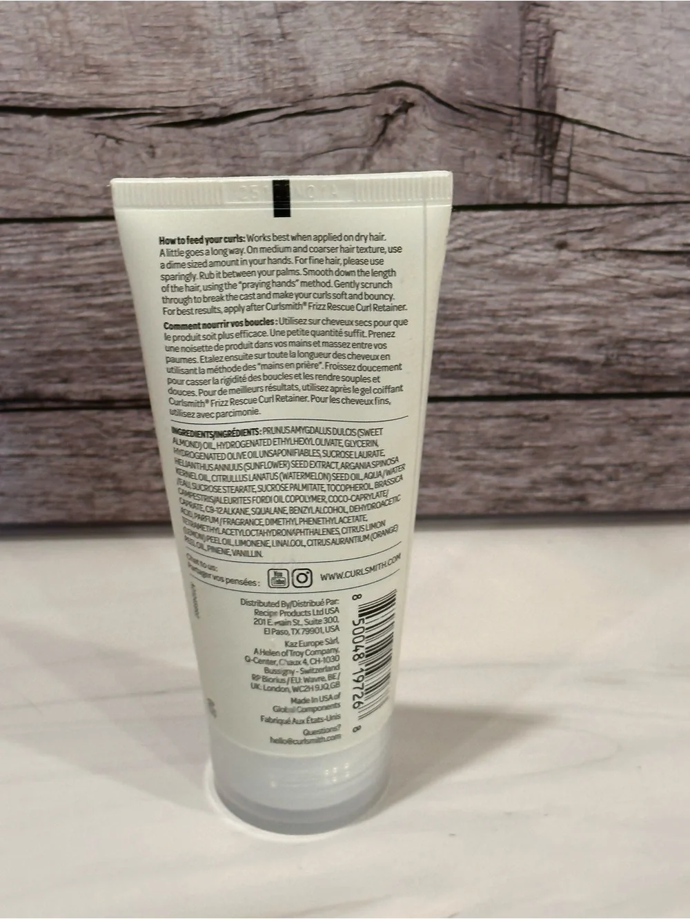 Curlsmith Frizz Rescue Finishing Serum Anti Frizz Smoothing Oil To Gel 2.5oz
